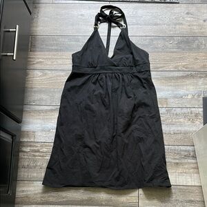 Victoria’s Secret Black Halter Dress with shelf liner